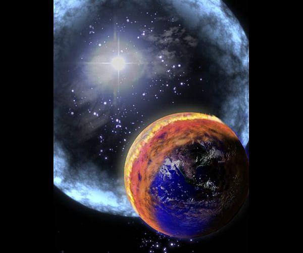 Meteorites plus gamma rays could have given Earth the building blocks for life