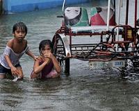 Students suffer in Philippine typhoon zone as schools open