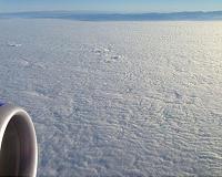 Airplanes brighten clouds