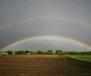 Secret of the rare 'twinned rainbow' unlocked