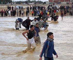 Egypt police disperse flood victims with rubber bullets