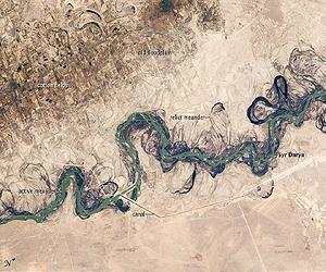 Syr Darya River Floodplain, Kazakhstan, Central Asia