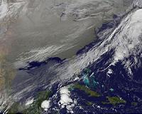 Satellite View of the U.S. Wrapped in a Frozen Blanket
