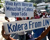 UN leader vows to help Haiti fight cholera epidemic