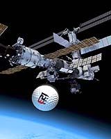 ISS Crew Crack The Galactic Fairways