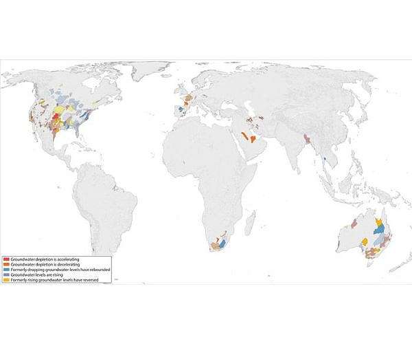 Global groundwater depletion is accelerating, but is not inevitable