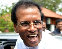 Sirisena to be sworn in as Sri Lanka's new president