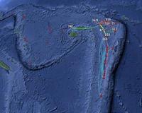 Calculating dispersal from unique submarine hot spring ecosystems