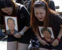 Hope, heartbreak collide at Taiwan survivors' vigil