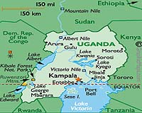 Changing river course alters Uganda-DR Congo border